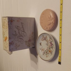 Vintage Avon Butterfly Fantasy Porcelain Dish with Soap